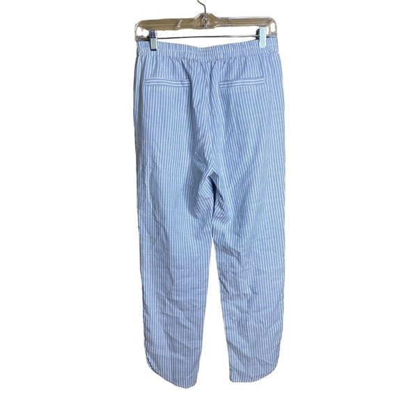 Marine layer blue white striped pants women’s small Allison beach lightweight - Picture 8 of 8